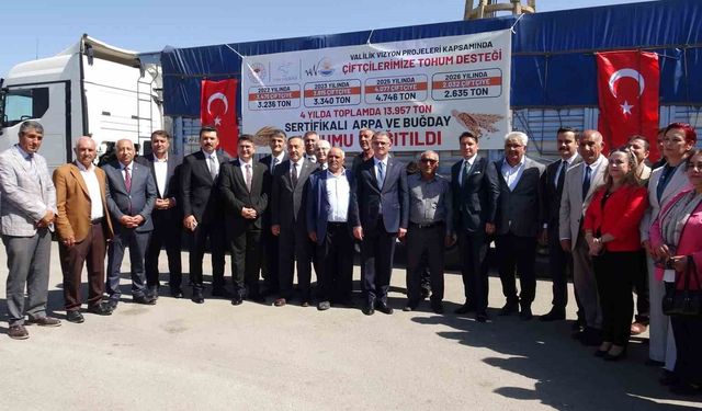 Van’da çiftçilere 4 yılda 750 milyon liralık tohum desteği