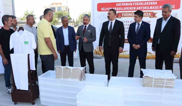 Adıyaman’da fırınlara hijyen desteği