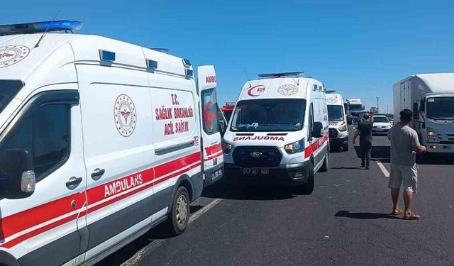 Mardin’de öğrenci servisi devrildi: 13 öğrenci yaralandı