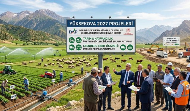 DAP’ın 2027 projelerinde gözler Yüksekova’ya çevrildi