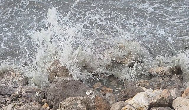 Van’da rüzgar etkili oldu: Van Gölü’nde dalgalar yükseldi, uçaklar ikinci denemede indi