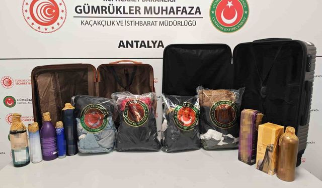 Antalya Havalimanı’nda uyuşturucu operasyonu
