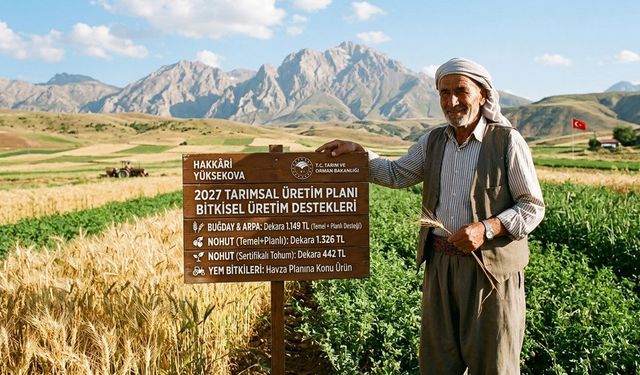 Yüksekova’da 2027 tarımsal üretim planı belli oldu