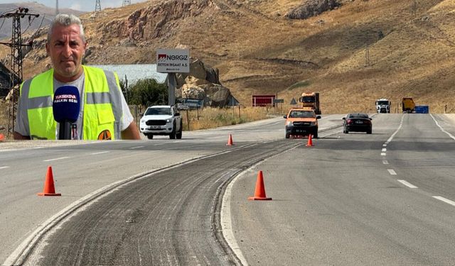Yüksekova-Hakkari kara yolunda şerit ihlallerine karşı önlem