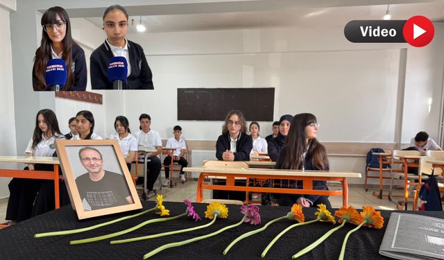 Yüksekova’da hayatını kaybeden fizik öğretmeni İkram Anuk okulunda anıldı