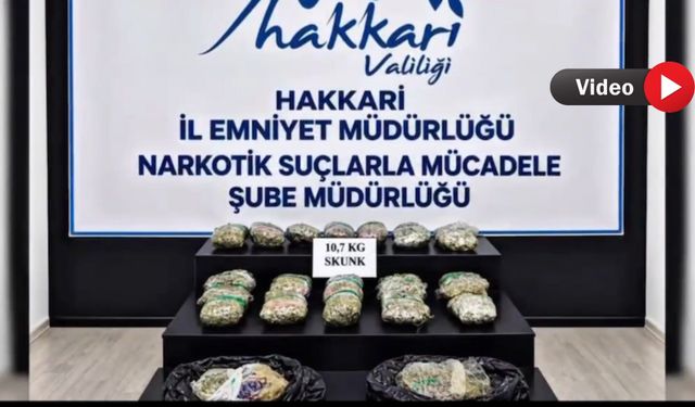 Hakkâri ve Yüksekova’da uyuşturucu operasyonu: 9 kişi tutuklandı