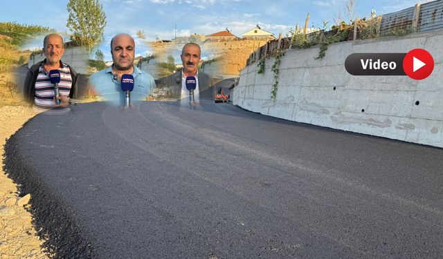 Yüksekova’da 12 yıldır asfalt bekleyen yol yapıldı