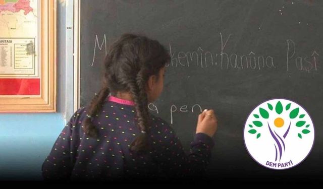 DEM Parti Açıkladı! Kürtçe Eğitime Geçilebilir