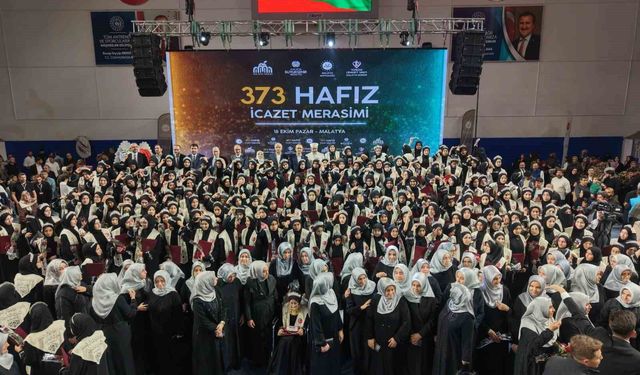 Malatya’da 373 hafız icazet aldı