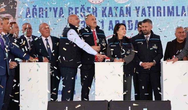 Ağrı’da altyapı ve sanayiye yönelik dev yatırımlar hizmete alındı