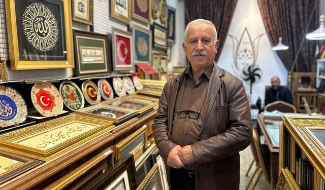 Vanlı hattat, ecdadın sanatını geleceğe taşıyor