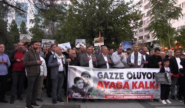 Siirt’te Aksa Tufanının 3. yıl dönümünde Filistin’e destek