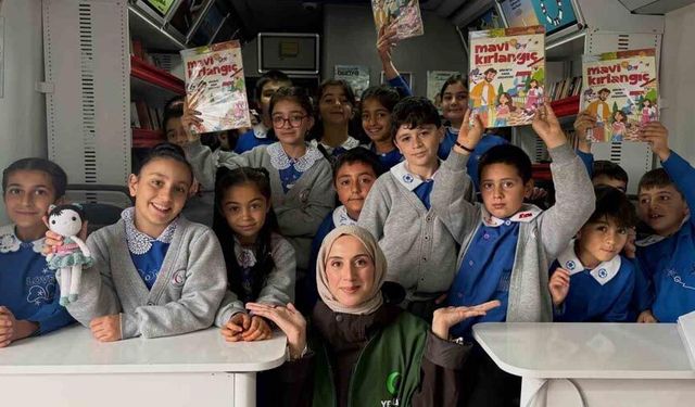 Yeşilay’dan Selim’de öğrencilere kitap ve farkındalık buluşması