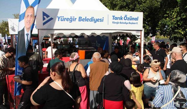 Yüreğir Belediyesi standı lezzet festivali’nde doldu taştı