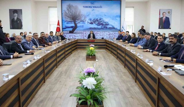 Tunceli’de 17,8 milyar liralık yatırım