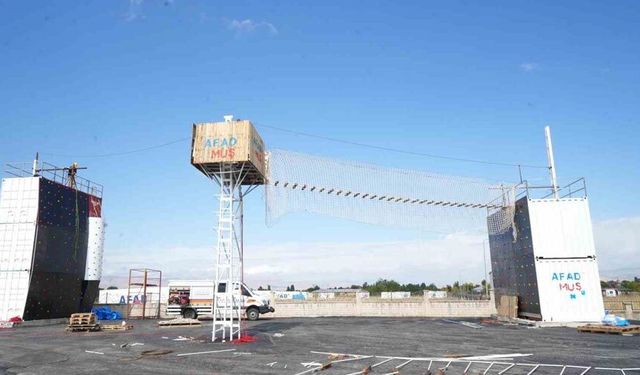 Muş’ta atık malzemelerle "Afet Eğitim ve Macera Parkı" kuruluyor