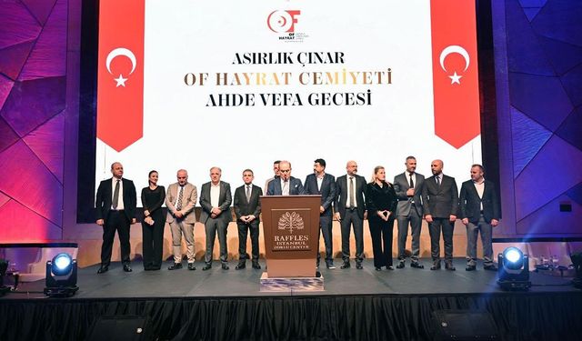 Of Hayrat Cemiyeti’nden eğitime 110 milyon TL’lik destek