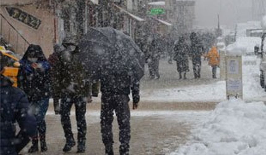 Yüksekova’da kar yağışı 23 Aralık 2020
