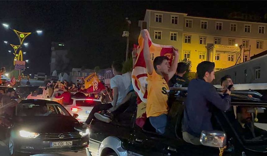 Şemdinli’de Galatasaray’ın şampiyonluğu kutlandı