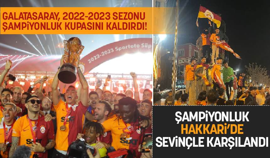 Hakkari'de Galatasaray coşkusu!
