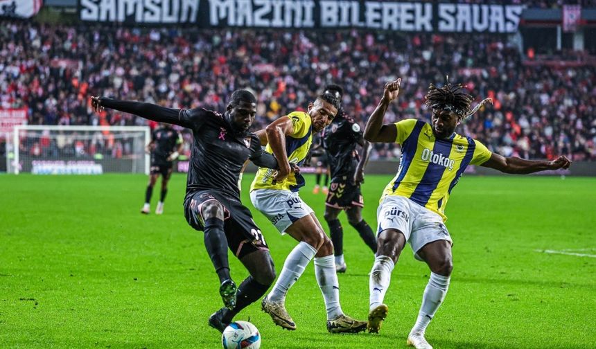 Fenerbahçe Samsun engelini aşamadı