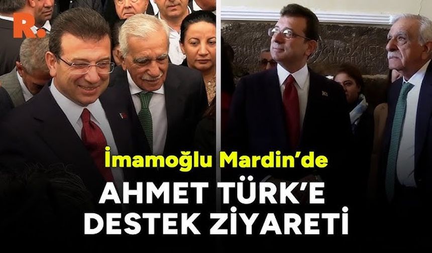 Ekrem İmamoğlu, Ahmet Türk ile bir araya geldi