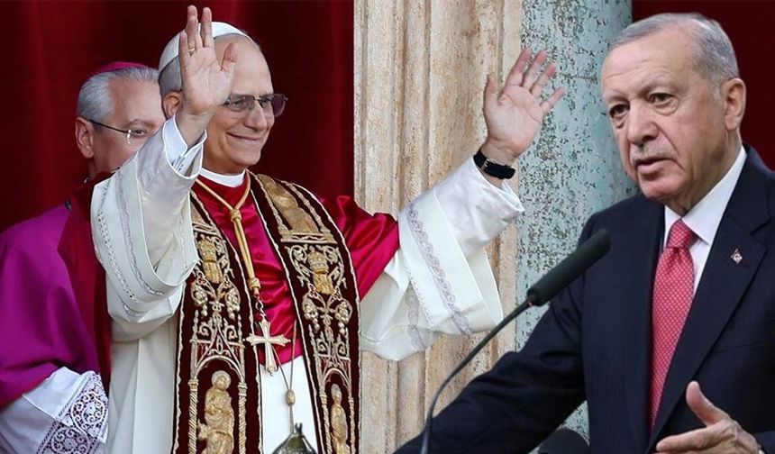Cumhurbaşkanı Erdoğan'dan Papa 14'üncü Leo'ya tebrik mektubu