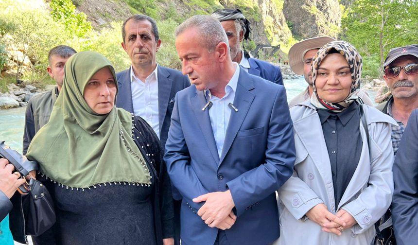 AK Parti heyeti arama çalışmalarını yerinde inceledi
