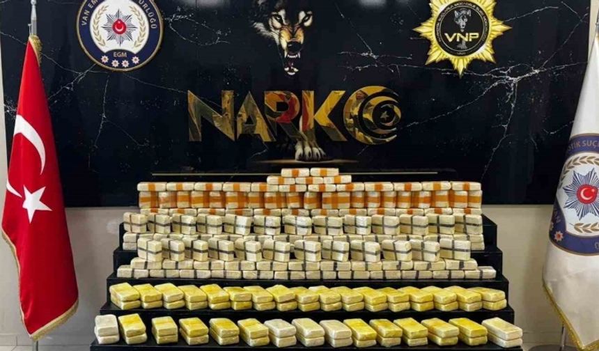 Van’da 147 kilo uyuşturucu ele geçirildi