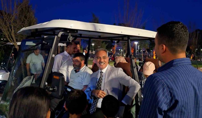 Şanlıurfa’da golf araçları dönemi