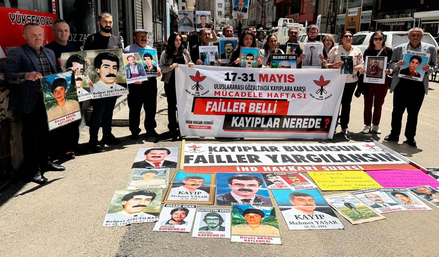 Kayıp yakınları Ateş’in faillerini sordu