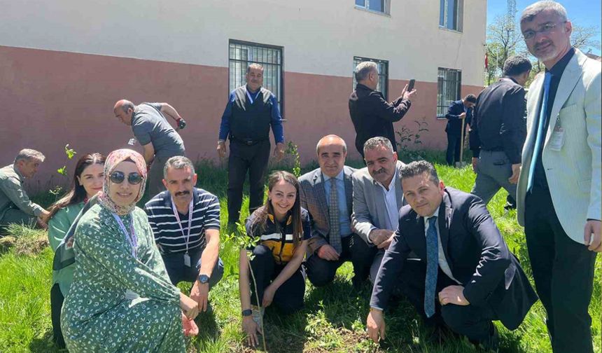 Ağrı’da "Cilt Kanseri Farkındalık Ayı" kapsamında fidan dikimi etkinliği düzenlendi