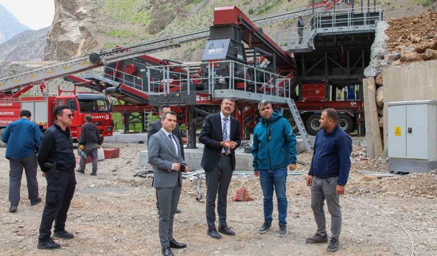 Hakkari’de 150 tonluk üretim kapasiteli tesis kuruluyor