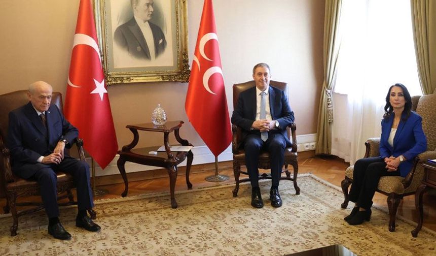 DEM Parti Bahçeli ile görüştü: DEM Parti’den ilk açıklama geldi