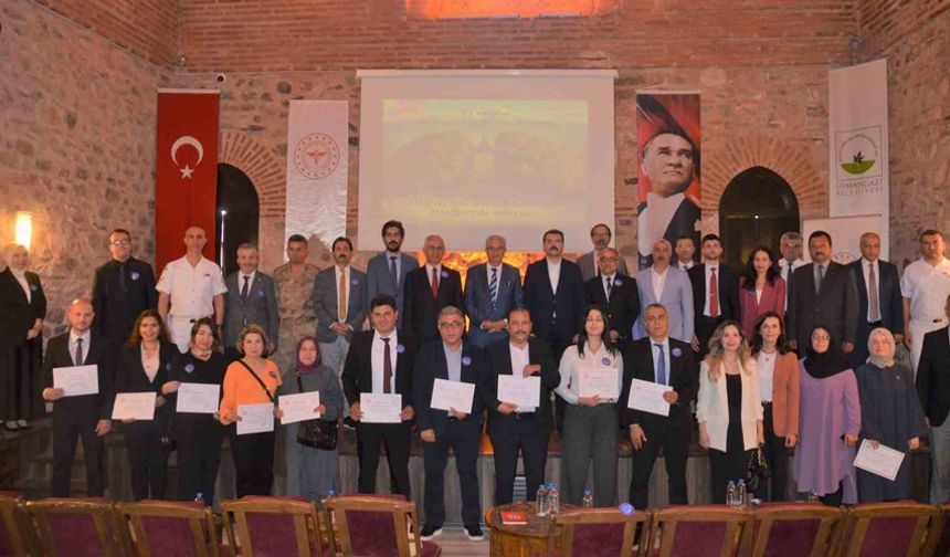 Sigarayı bırakana sertifika verildi