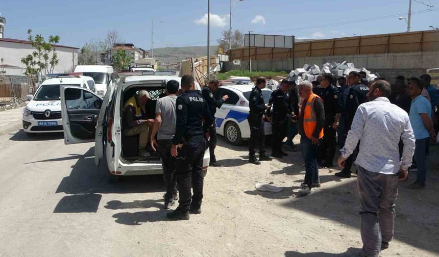 Malatya’da şantiye işçileri arasında taşlı sopalı kavga: 3 yaralı