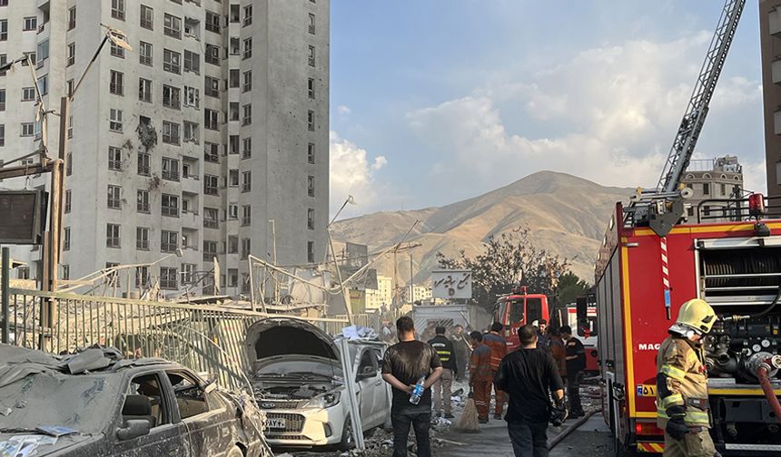 İsrail'in saldırıları sonucu Tahran'da 78, Tebriz'de 5 kişi hayatını kaybetti