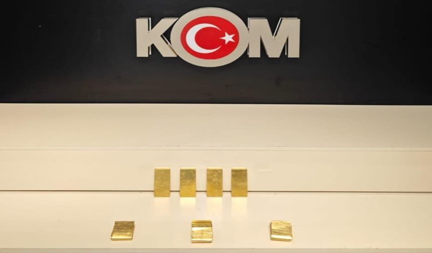 Van’da 30 milyon TL değerinde 7 kilo altın ele geçirildi