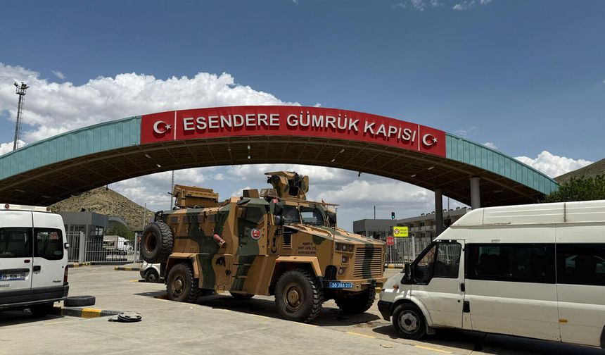 Esendere Sınır kapısı bu bayram sessizlik yaşıyor