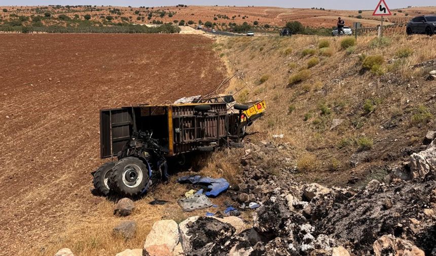 Şanlıurfa’da traktör devrildi: 2 ölü