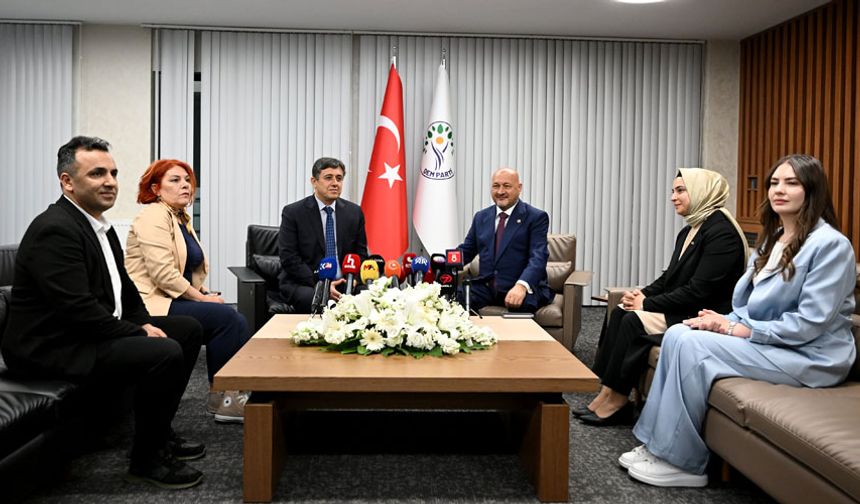 AK Parti-DEM Parti bayramlaşmasında ‘barış ’ vurgusu