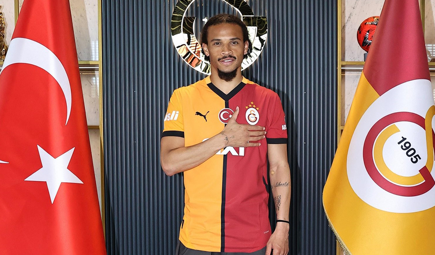 Galatasaray, Alman oyuncu Leroy Sane ile 3 yılık sözleşme imzaladı