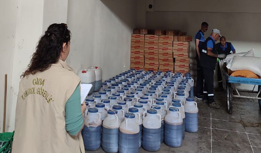 Ağrı’da bayram denetiminde 8 ton pestil ele geçirildi
