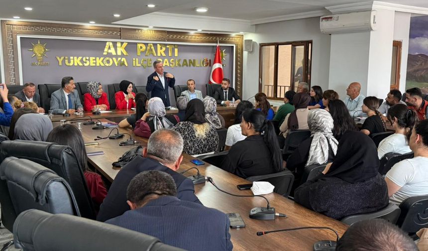 Hakkari AK Parti Teşkilatından 5 ilçede toplantı!
