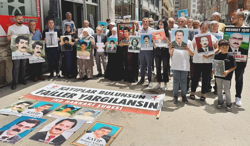 İHD Hakkâri Şubesi 182. Haftada Hacı Sala İçin Adalet Talep Etti