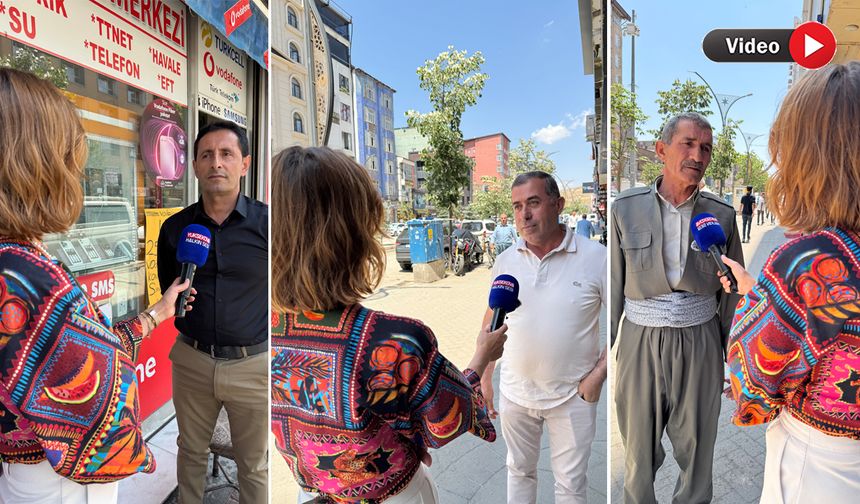 PKK Süleymaniye'de Silah Bıraktı: Yüksekova’da  Vatandaşlar Süreci Değerlendirdi