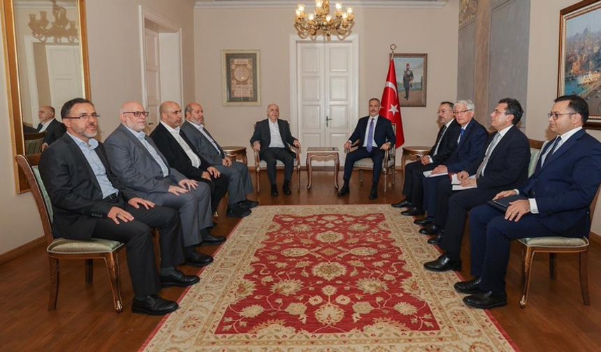 Bakan Fidan, Hamas heyetiyle bir araya geldi