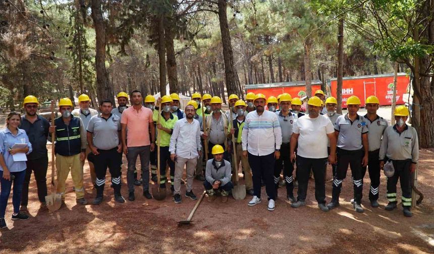 Dülük Tabiat Parkı’nda orman yangını tatbikatı