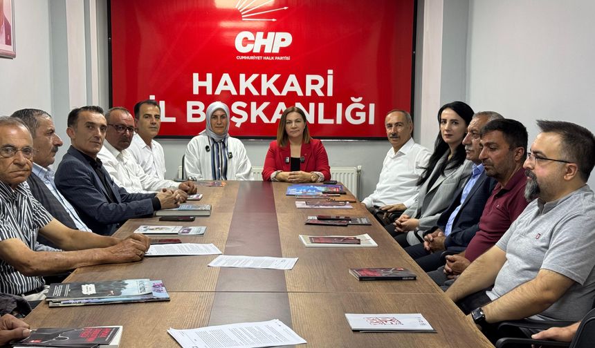 CHP’li Emine Uçak Erdoğan Hakkari’de: “Türkiye Eşitsizlik Sarmalında”