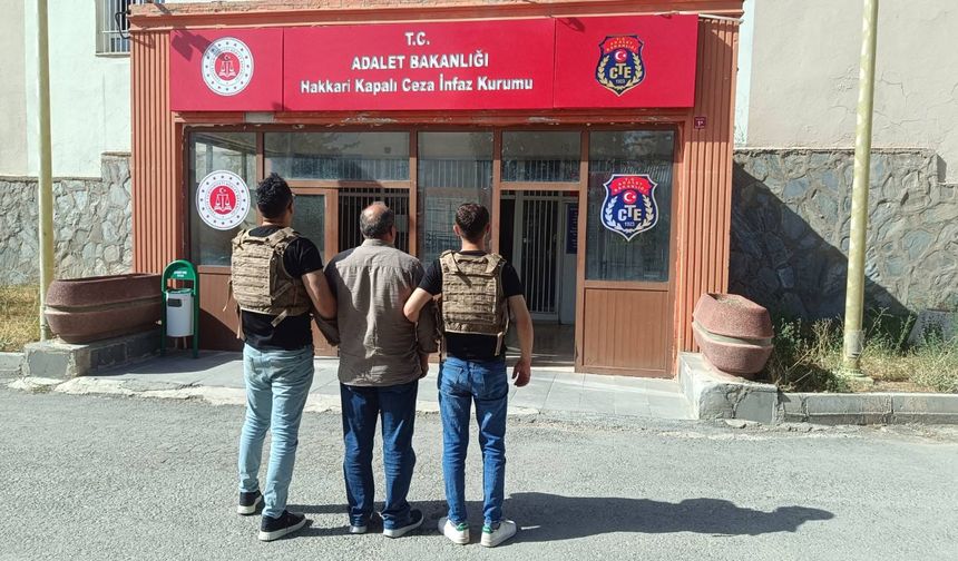 Şemdinli'de 10 Yıl 5 Ay Hapis Cezası Bulunan Şahıs Yakalandı